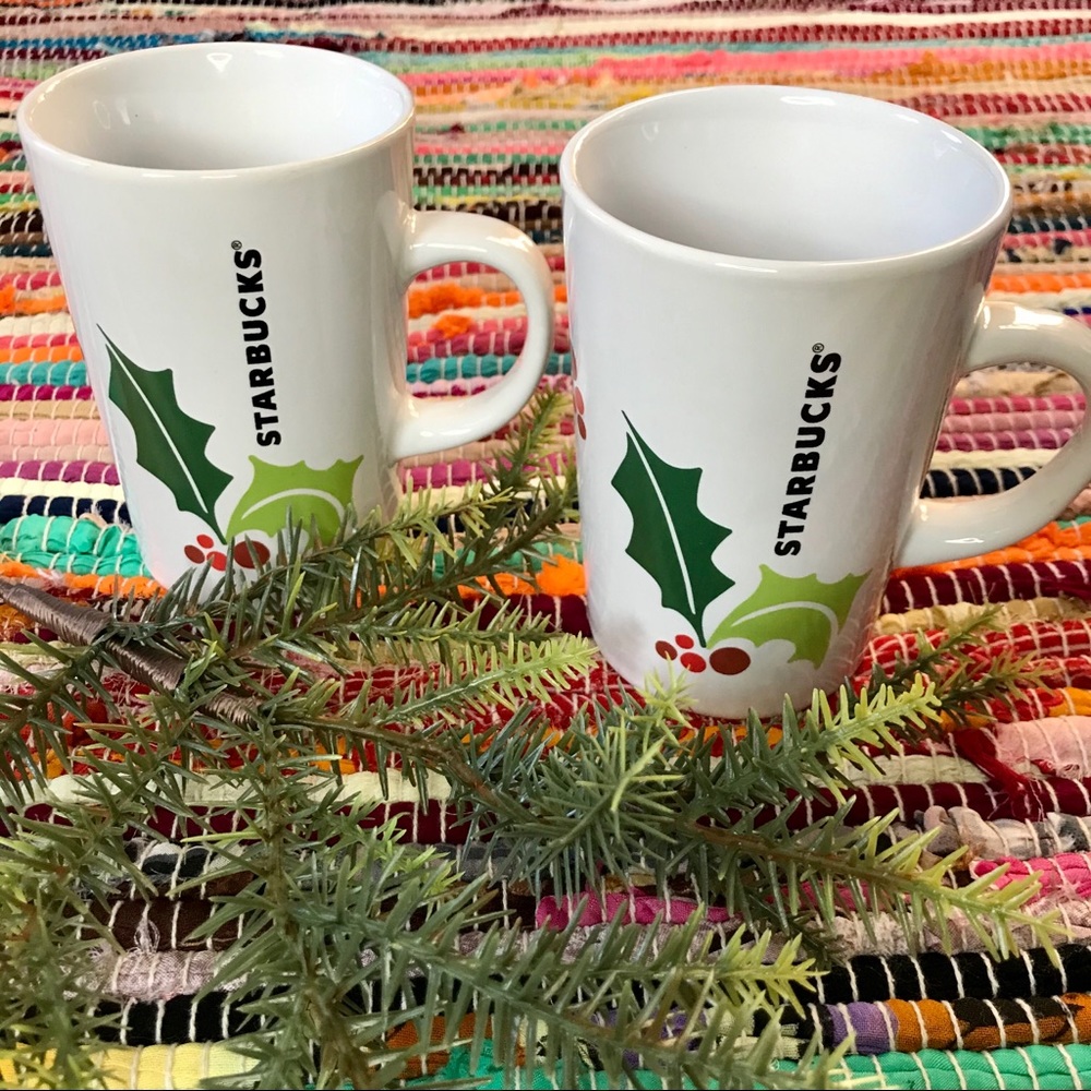 Starbucks ~ Set of 2 holiday mugs